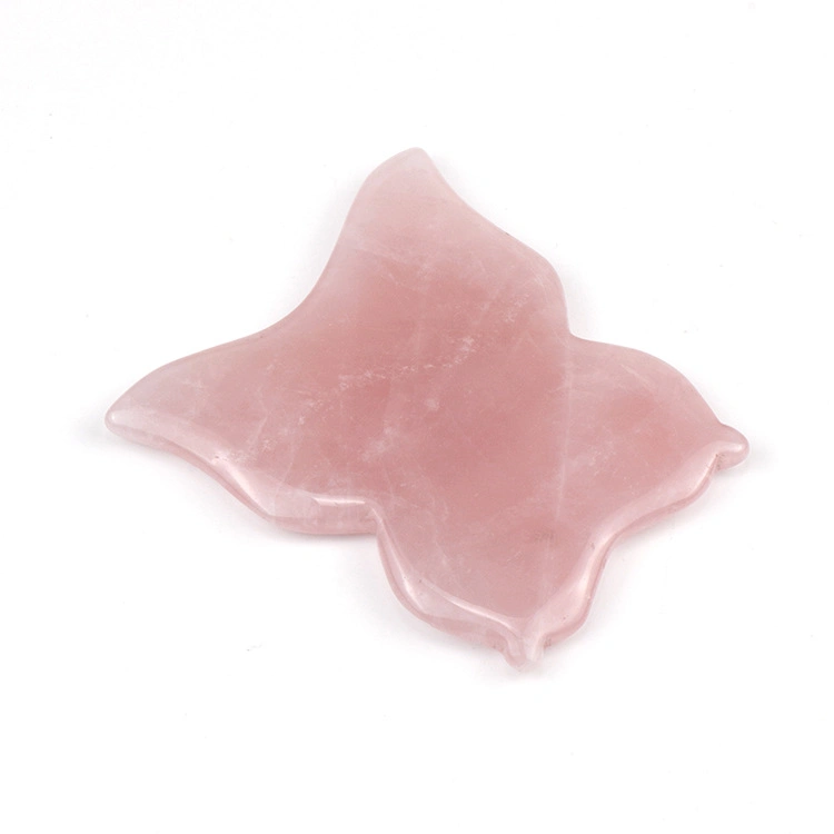 Butterfly Shape Gua Sha Massager Natural Jade Facial Beauty Care