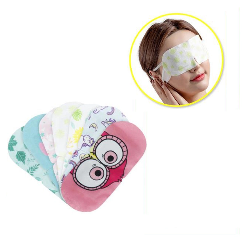 Bluenjoy Customized Colorful Self-Heat Eye Mask Steam Sleep Mask