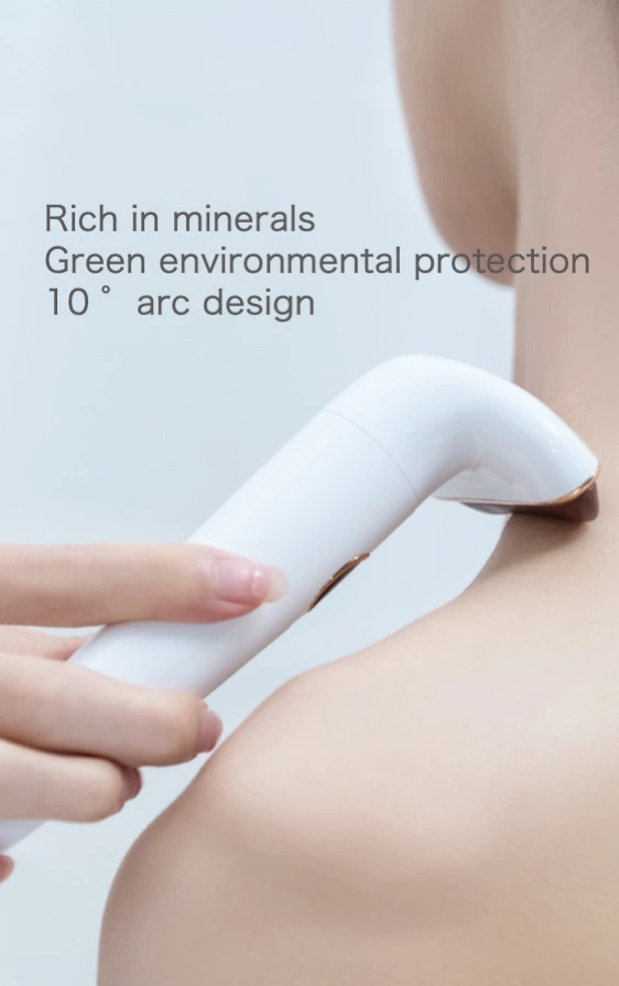 Natural Quartz Gua Sha Beauty Roller Scrapping Plate Guasha Bian Stone Electric Massager