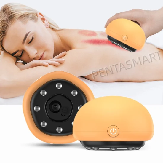 Dispositivo di massaggio elettrico Gua Sha Guasha Therapy Bian Stone Magnet Coppettazione Massaggiatore per il corpo